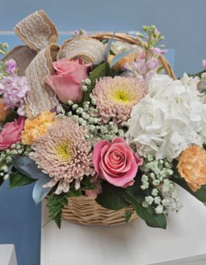 Basket-pink-lavander